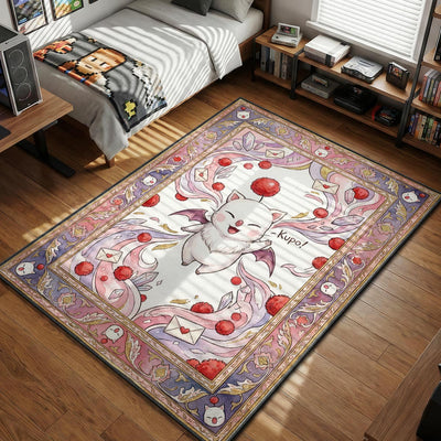 Moogle Kupo Postal Rug - Final Fantasy Chair Mat