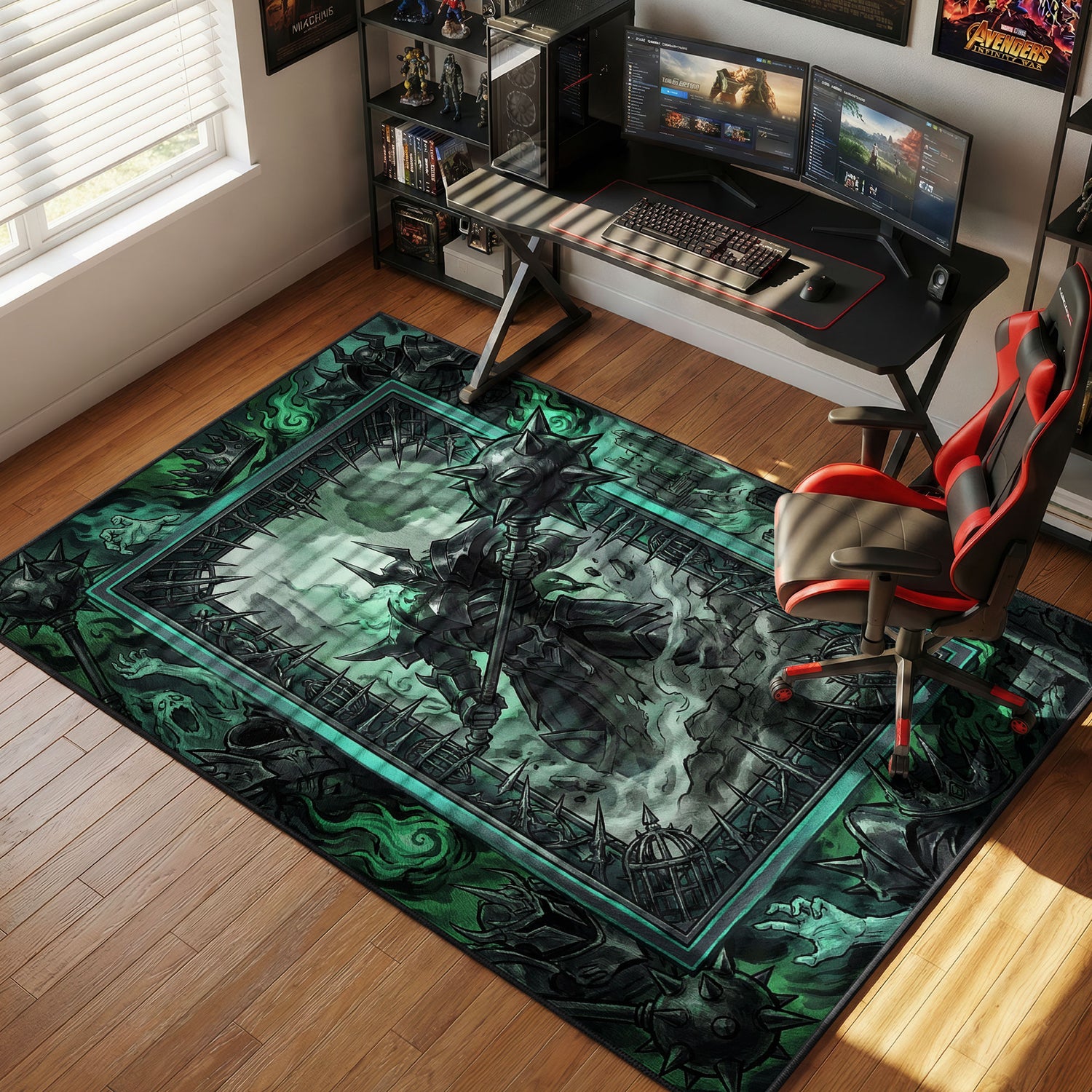 Mordekaiser Death Realm Rug - League of Legends Chair Mat