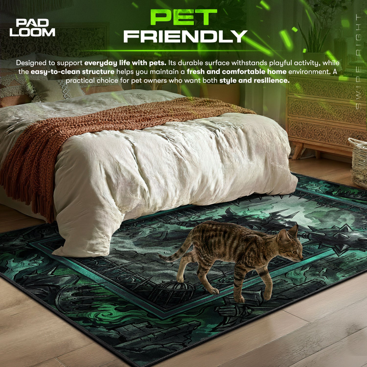 Mordekaiser Death Realm Rug - League of Legends Chair Mat