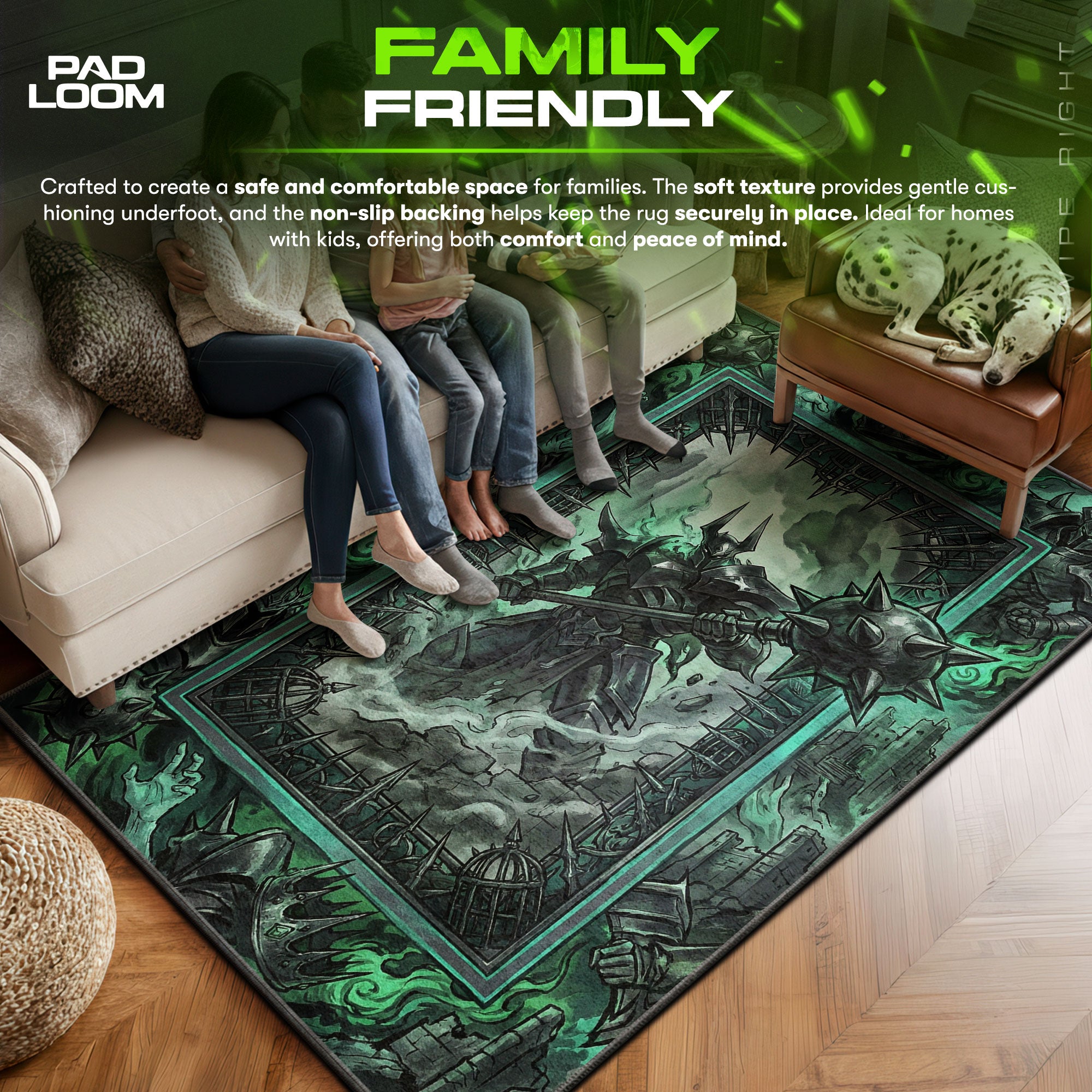 Mordekaiser Death Realm Rug - League of Legends Chair Mat