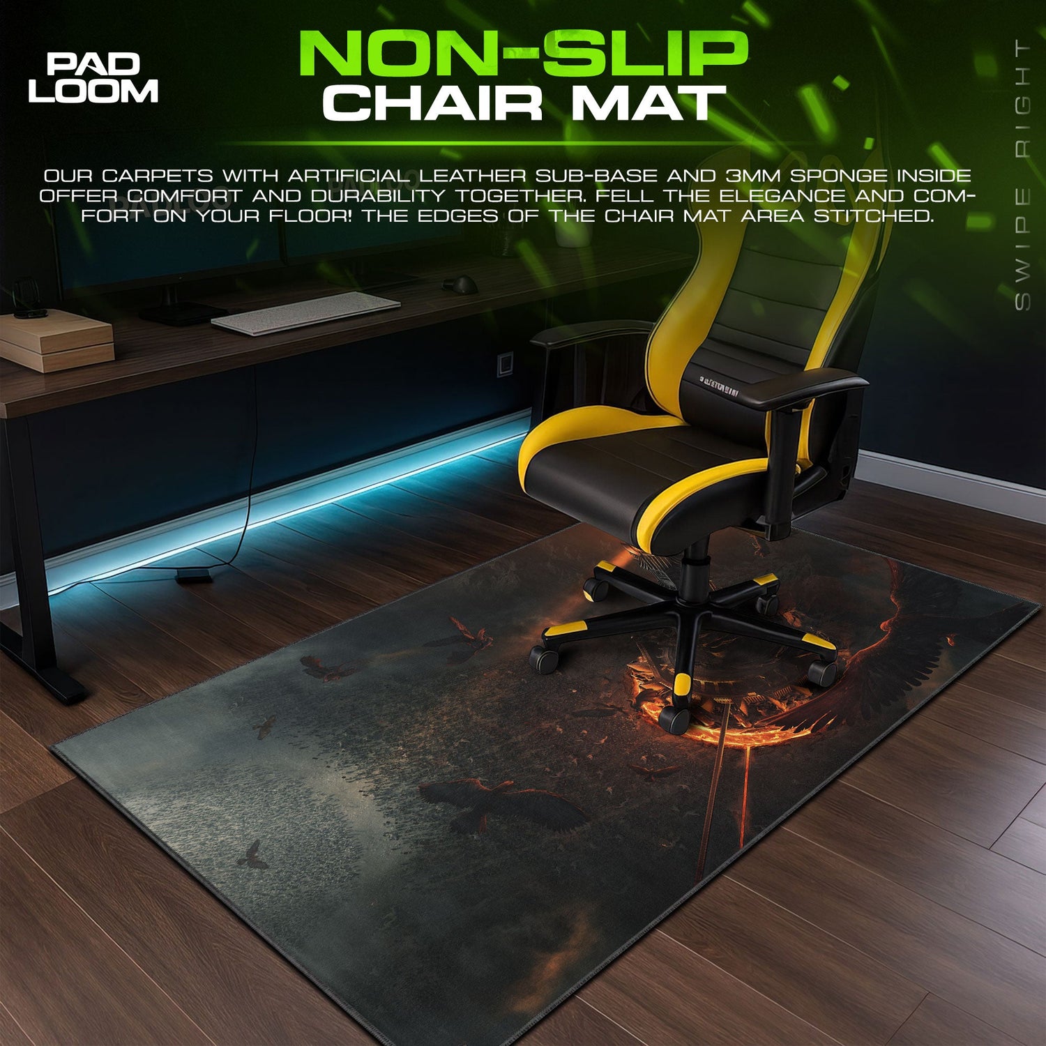 Mordor Tower Mouse Pad - LOTR Fantasy Gaming Mouse Pad Padloom