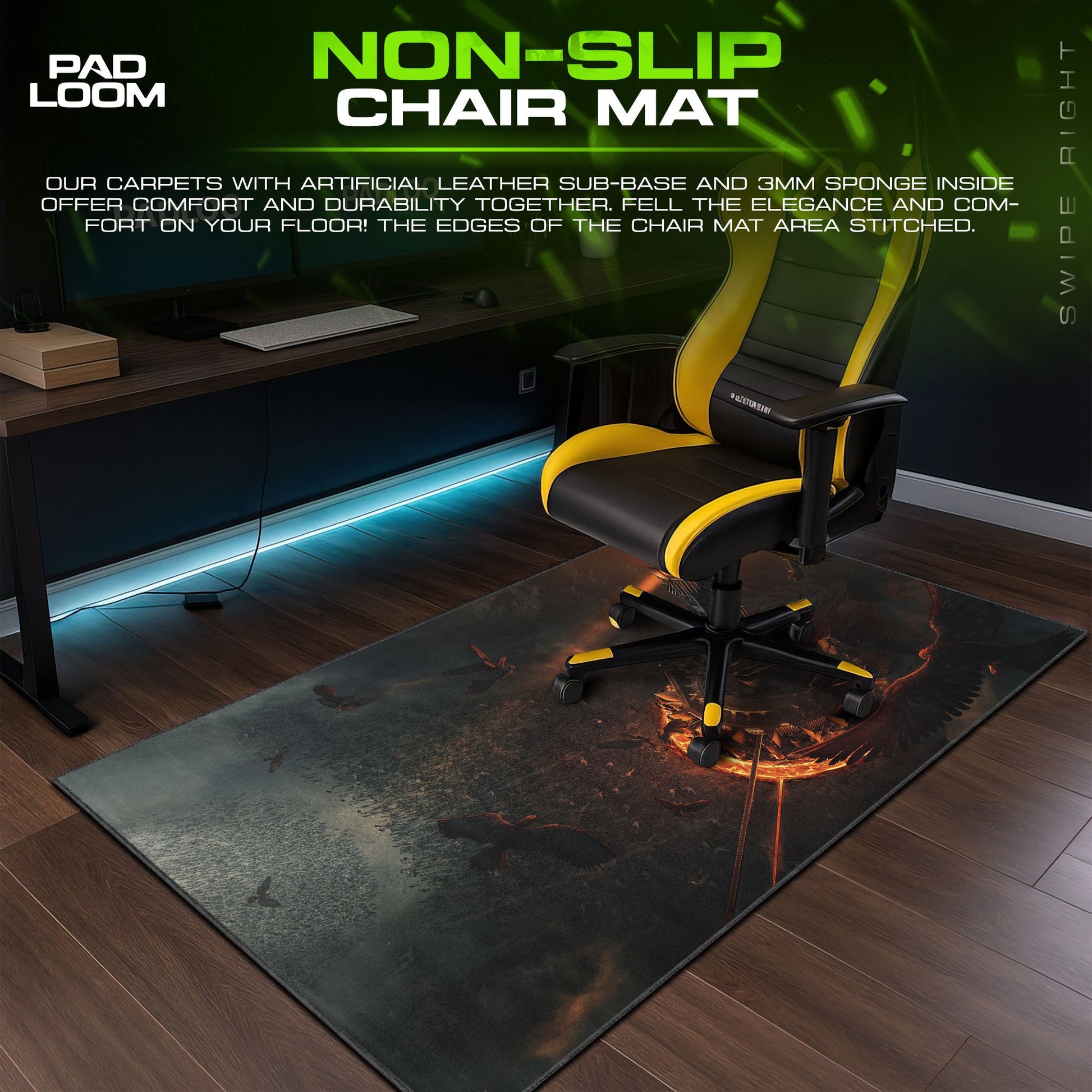 Mordor Tower Mouse Pad - LOTR Fantasy Gaming Mouse Pad Padloom