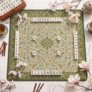 Morris Songbird Mahjong Mat – neoprene mah jongg table mat