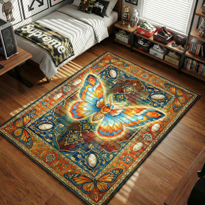 Mothra Radiant Tapestry Rug - Monsterverse Room Mat