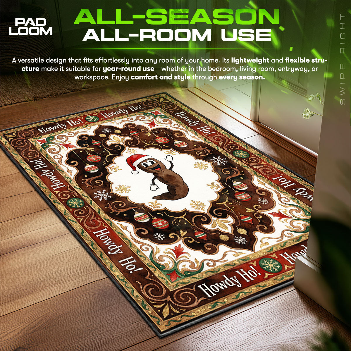 Detailed close-up of Mr rug pattern