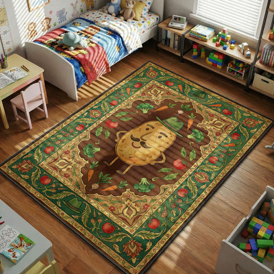 Mr Potato Head Veggie Garden Rug - Kids Mat