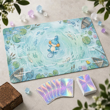 Mudkip Pond Playmat - Pokemon TCG Mat