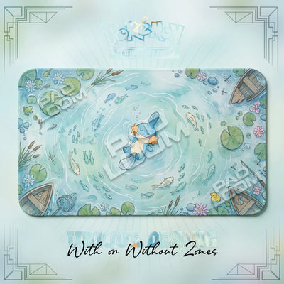 Mudkip Pond Playmat - Pokemon TCG Mat