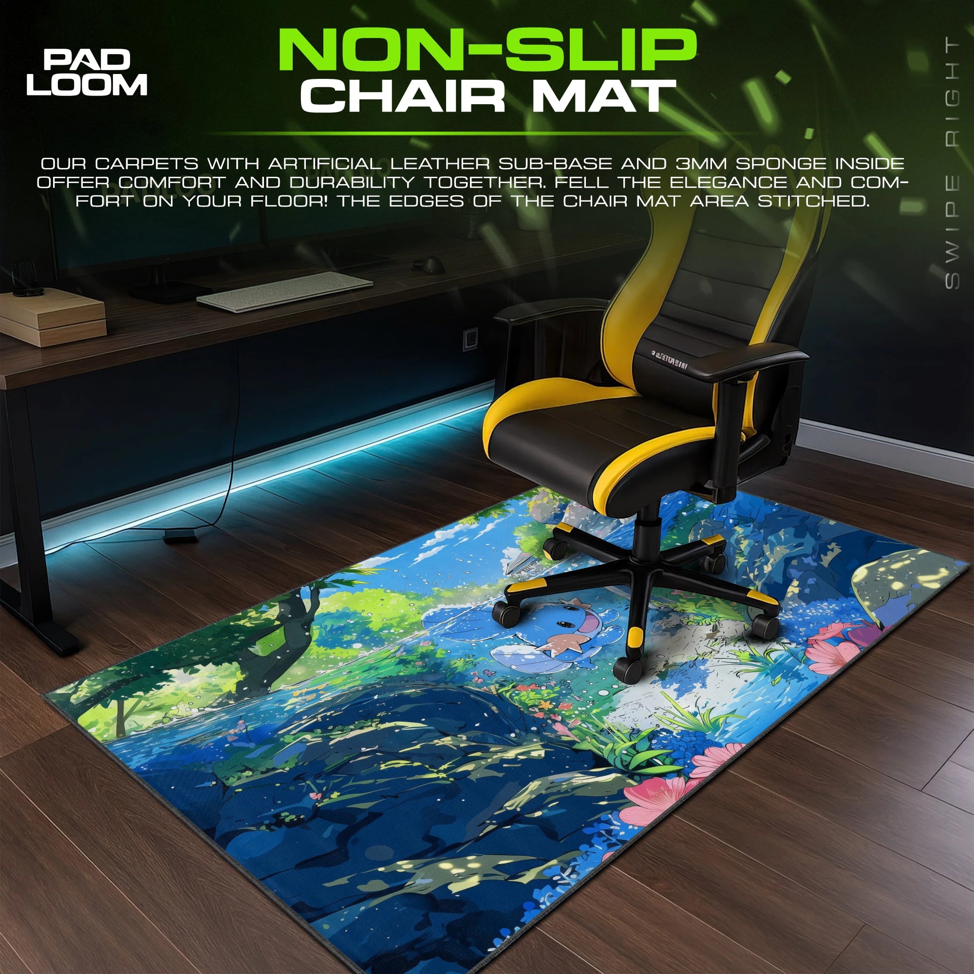 Mudkip River Splash Mouse Pad - Pokémon Desk Mat