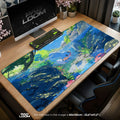 Mudkip River Splash Mouse Pad – gaming desk mat by Padloom