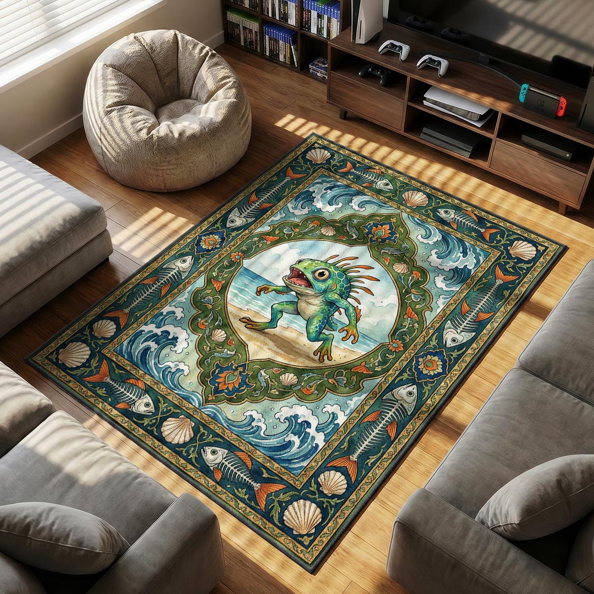 Murloc Tide Runner Rug - WoW Chair Mat