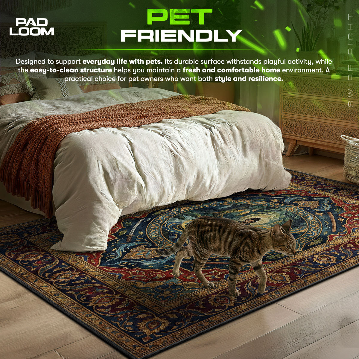 Miyamoto Musashi Forest Meditation Rug - Vagabond Chair Mat