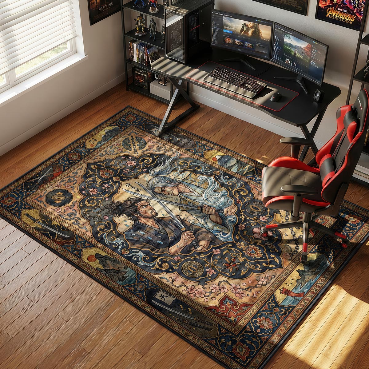 Musashi & Kojiro Rivals Rug - Vagabond Chair Mat