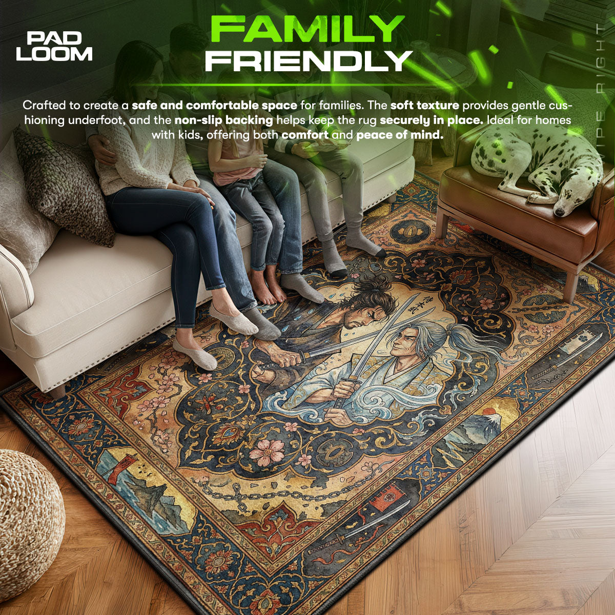 Musashi & Kojiro Rivals Rug - Vagabond Chair Mat