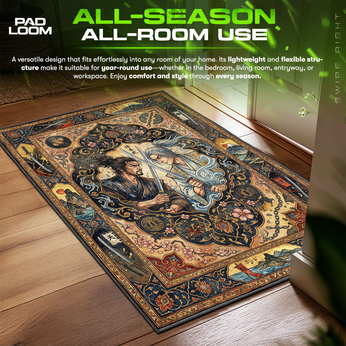 Musashi & Kojiro Rivals Rug - Vagabond Chair Mat