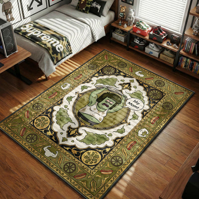 Muscle Man My Mom Rug — Regular Show Cartoon Area Rug