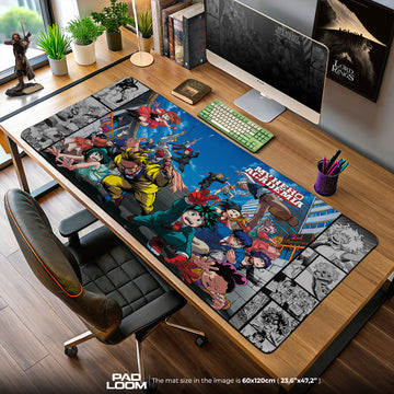 My Hero Academia Mouse Pad – Class 1-A Heroes Anime Desk Mat