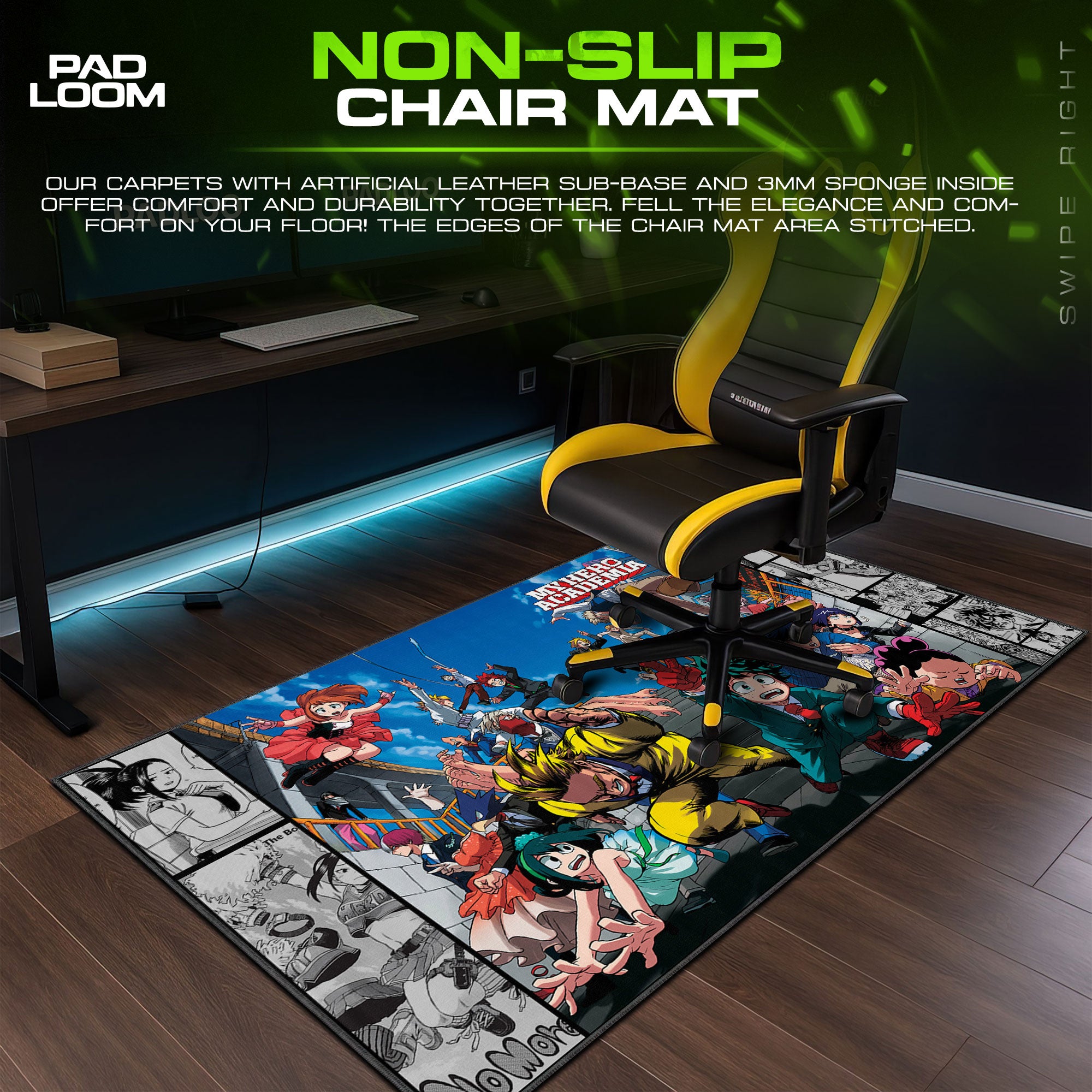 My Hero Academia Mouse Pad – Class 1-A Heroes Anime Desk Mat