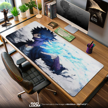 My Hero Academia Dabi Blue Flame Mouse Pad, Anime Gaming Desk Mat