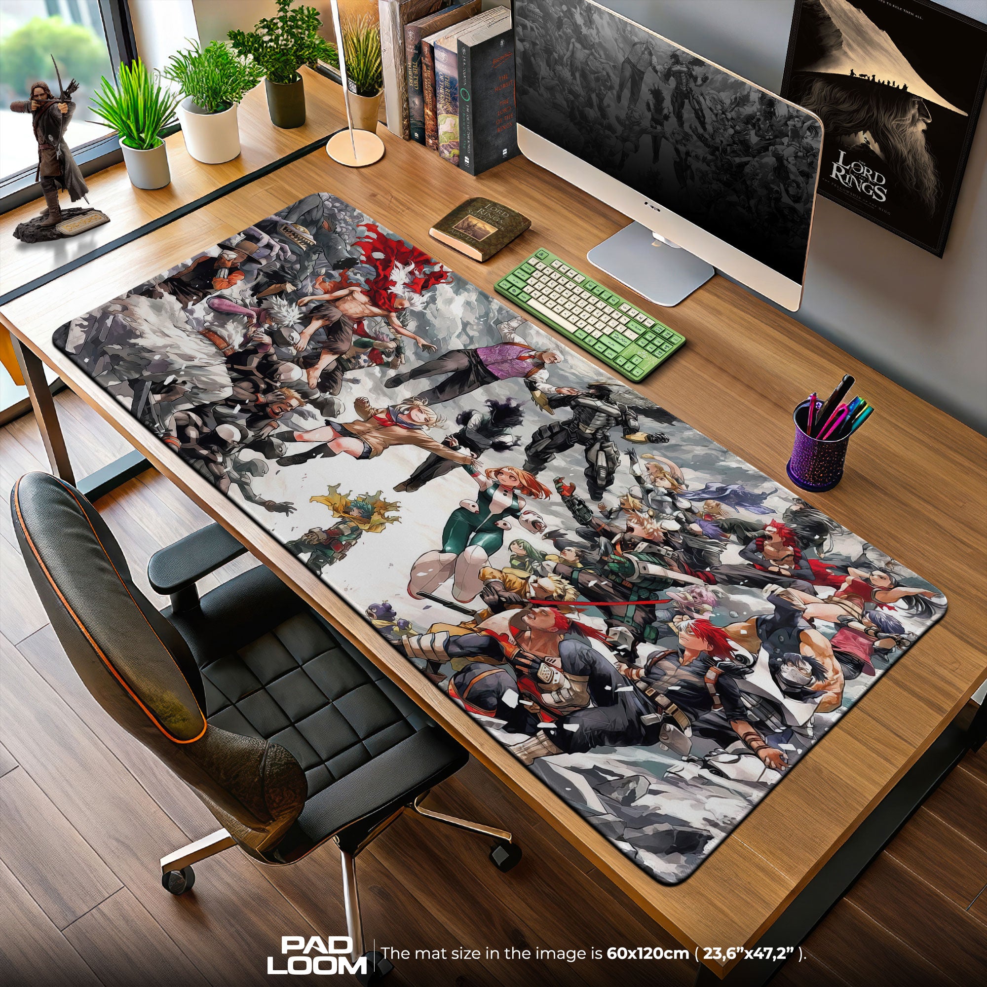 My Hero Academia Heroes Mauspad, Anime Gaming Schreibtischmatte