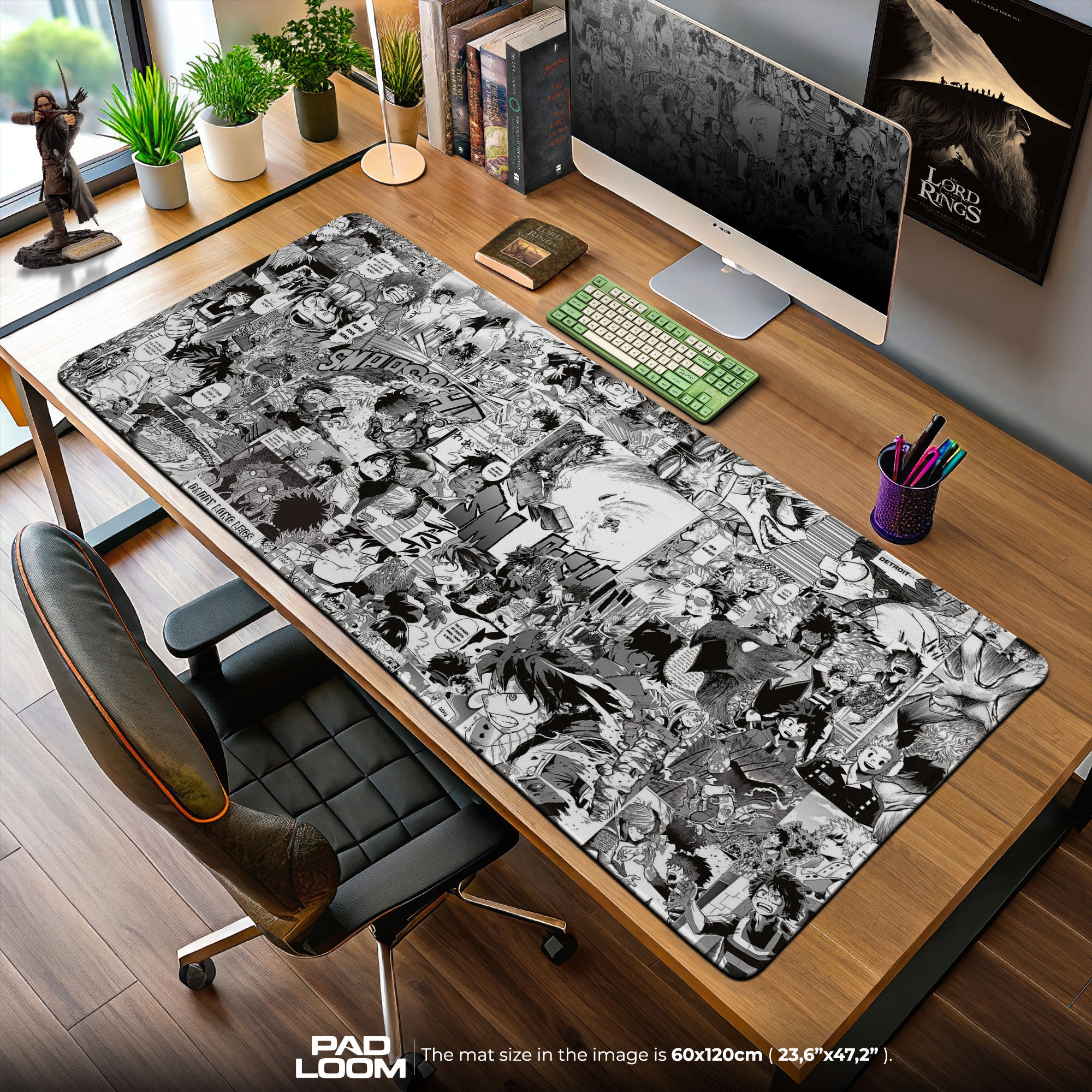 My Hero Academia Mouse Pad – Manga Collage Anime Desk Mat