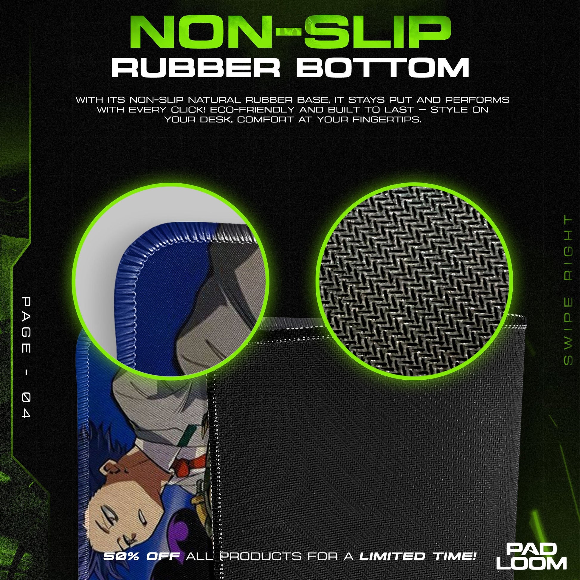 My Hero Academia Mouse Pad - Class 1A Unity Anime Desk Mat Padloom