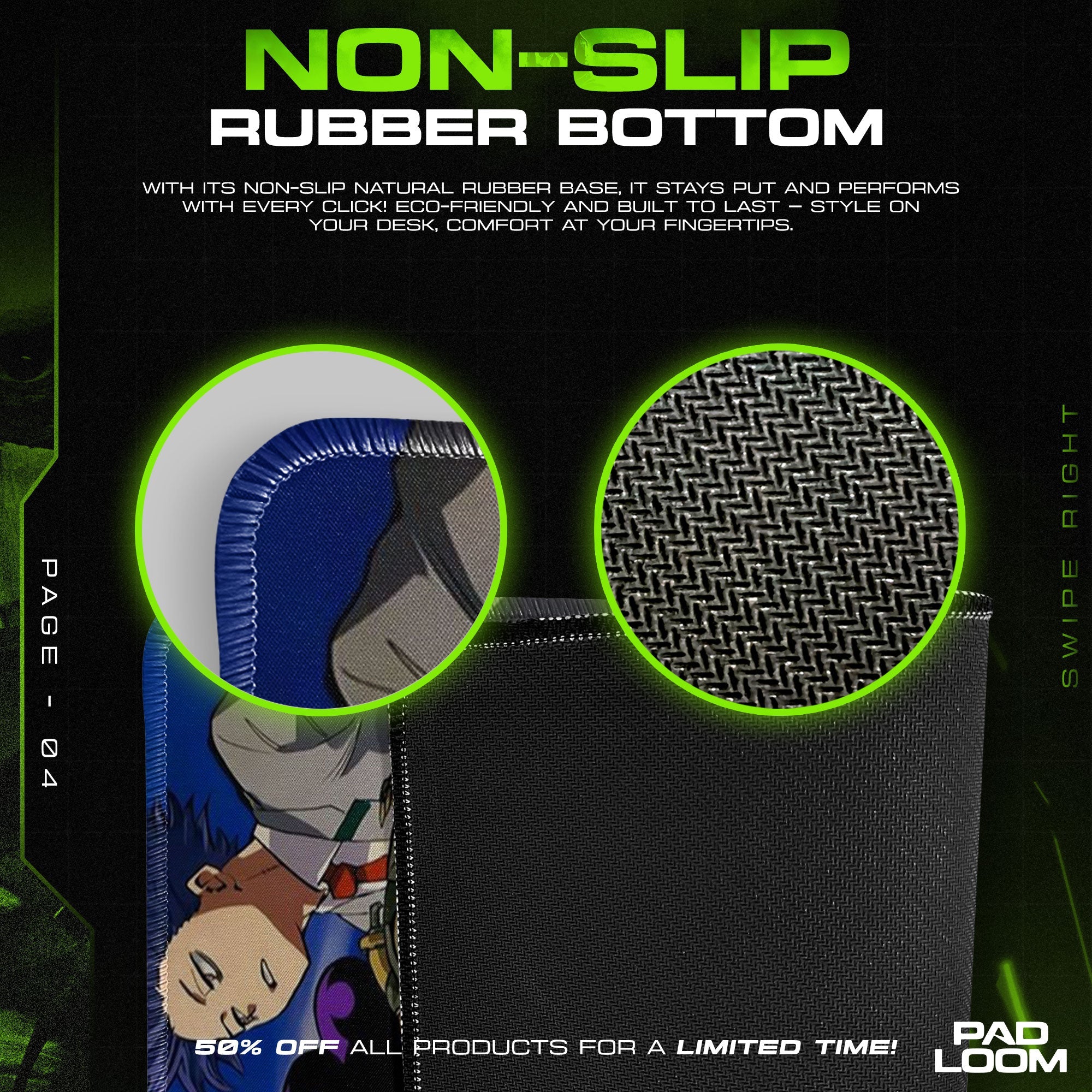 My Hero Academia Mouse Pad - Class 1A Unity Anime Desk Mat Padloom