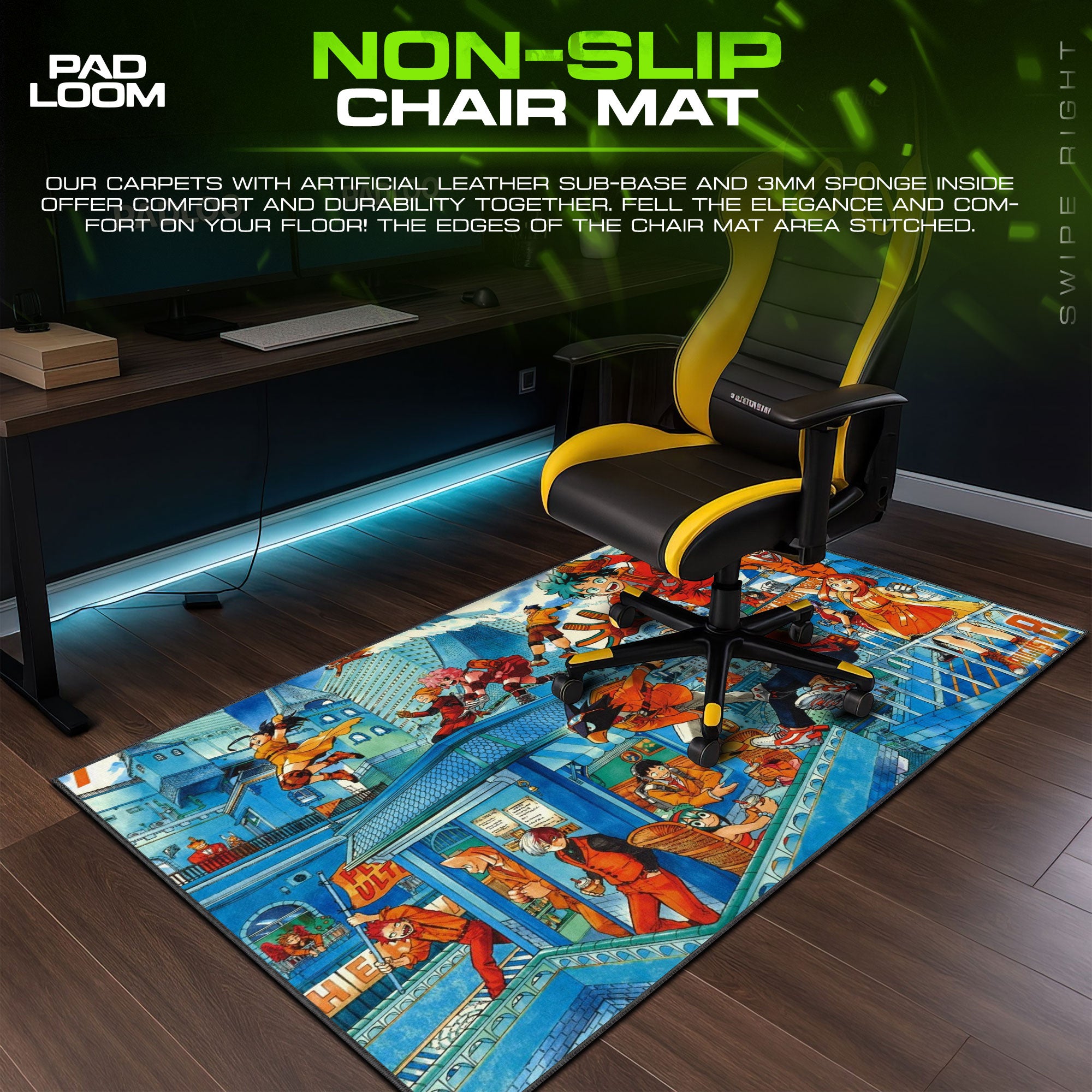 My Hero Academia U.A. High Students Mouse Pad – Anime Gaming Desk Mat