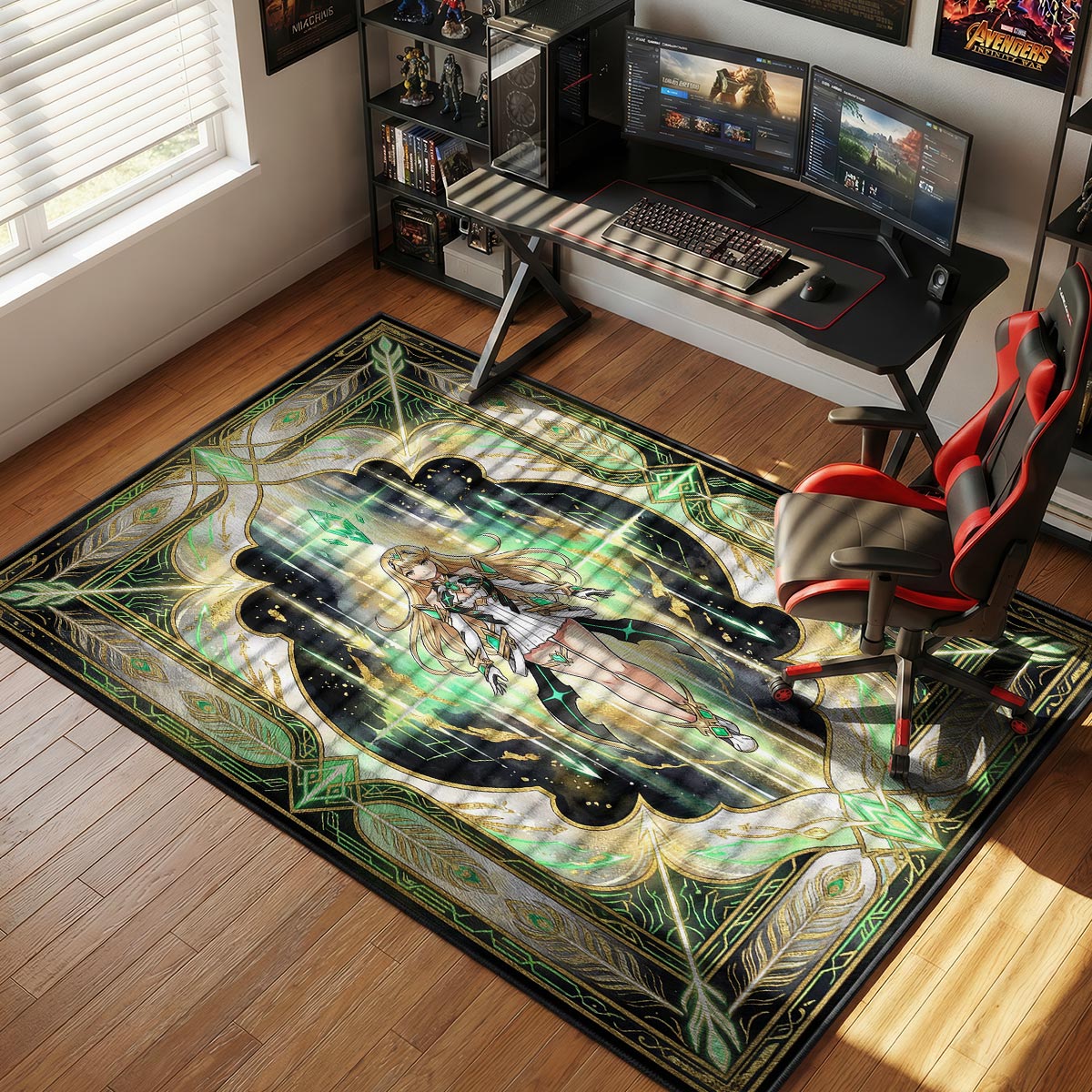 B-12 Rotes Protokollteppich - Streunende Stuhlmatte