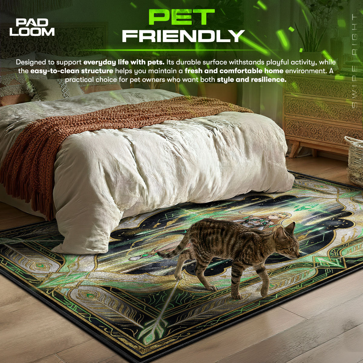 B-12 Rotes Protokollteppich - Streunende Stuhlmatte