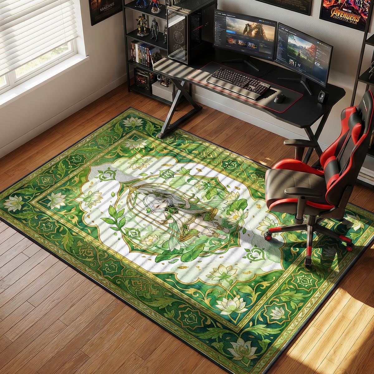 Nahida Käfig der Weisheit Teppich - Genshin Impact Stuhlunterlage