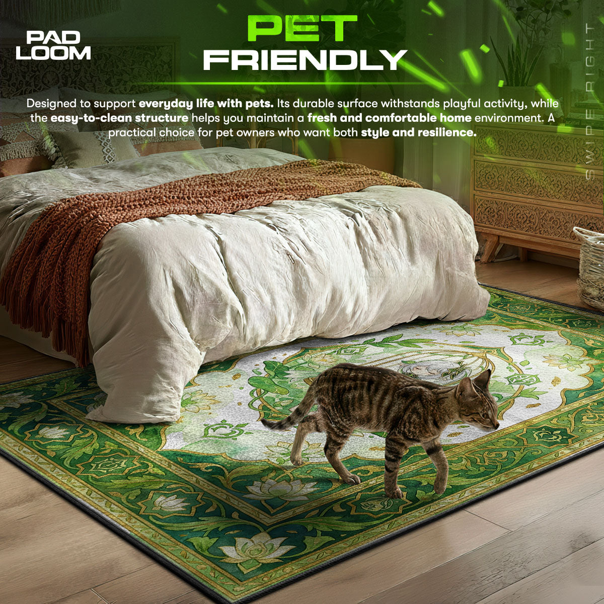 Nahida Käfig der Weisheit Teppich - Genshin Impact Stuhlunterlage