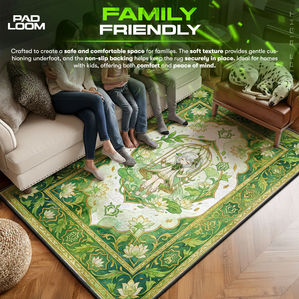 Nahida Käfig der Weisheit Teppich - Genshin Impact Stuhlunterlage