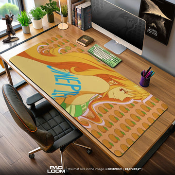 Nami Mouse Pad - Tangerine Dreams Anime Desk Mat Padloom