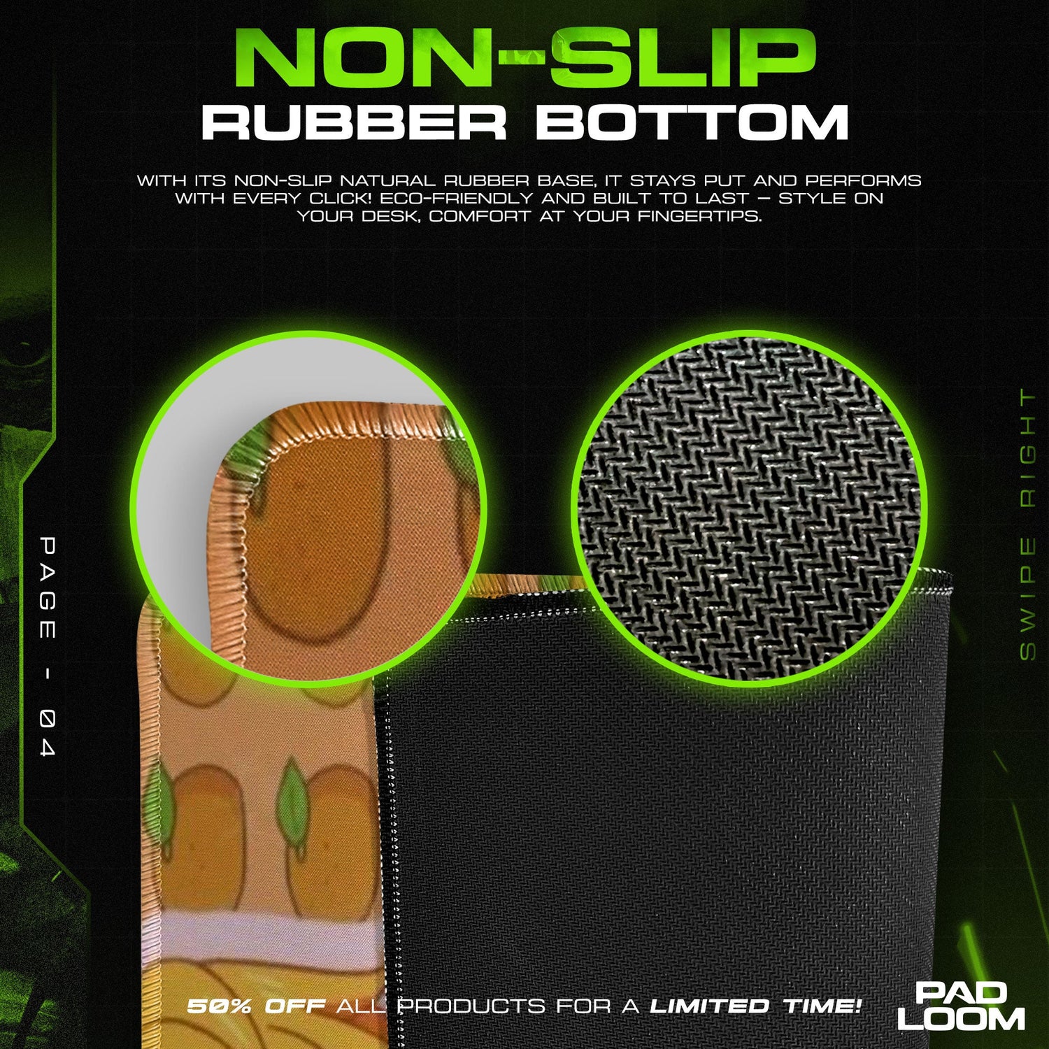 Nami Mouse Pad - Tangerine Dreams Anime Desk Mat Padloom