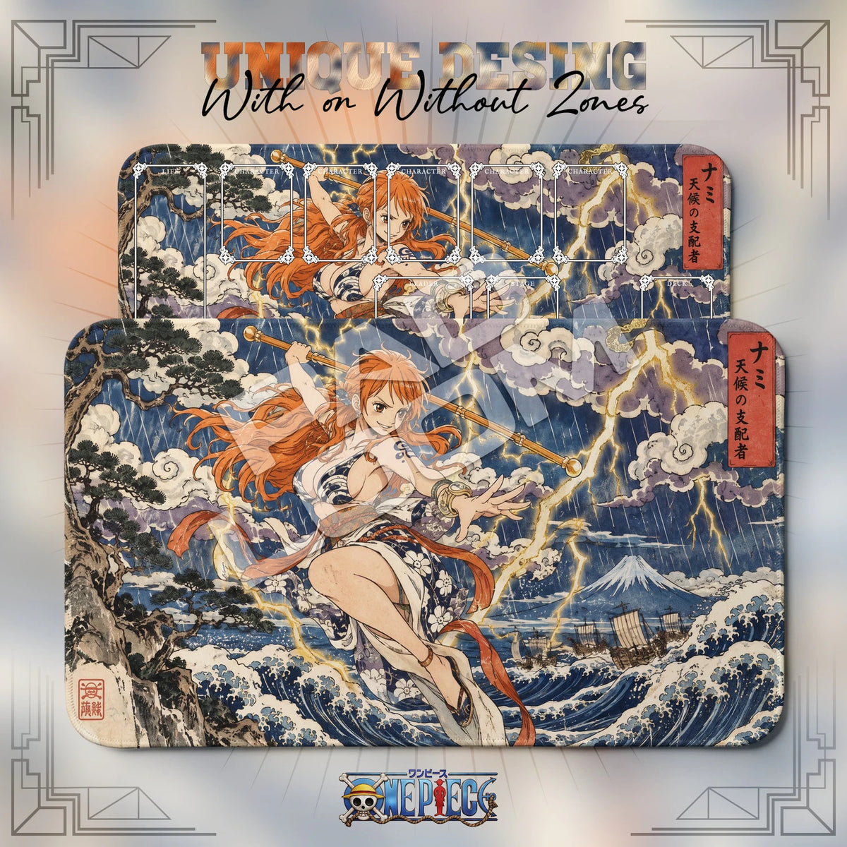 Nami Storm Playmat - One Piece TCG Mat