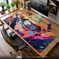 Naruto Fierce Gaze Mouse Pad, Anime Desk Mat Padloom