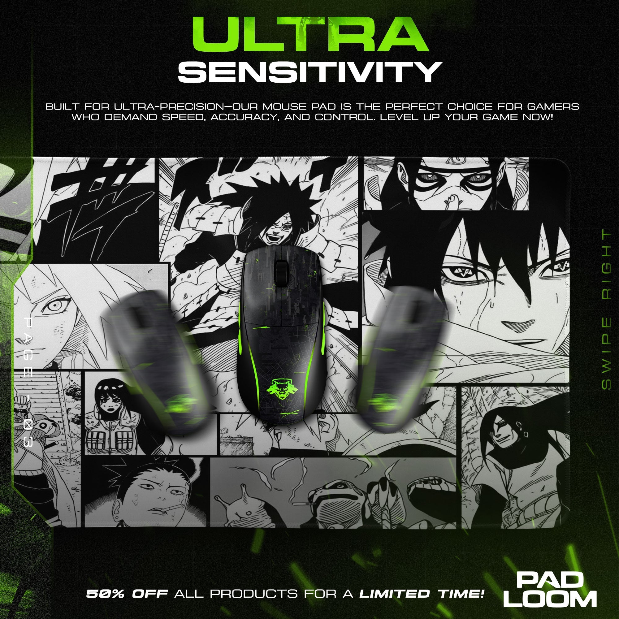 Paw Patrol City Rescue Mouse Pad - Adventure Kids Desk Mat Padloom