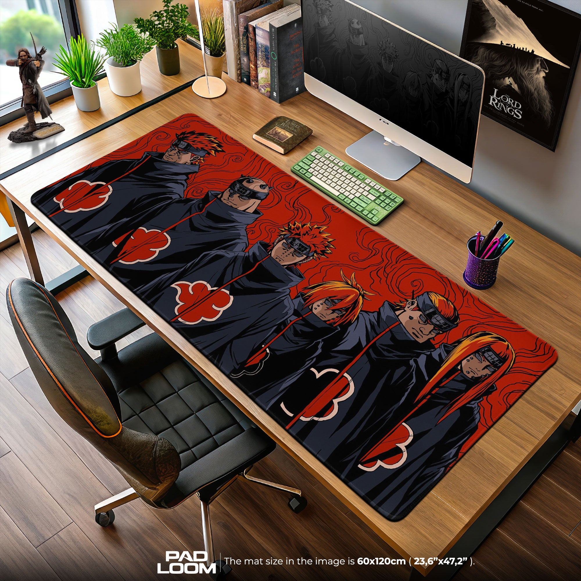 Naruto Pain Mouse Pad, Akatsuki Six Paths Anime Desk Mat