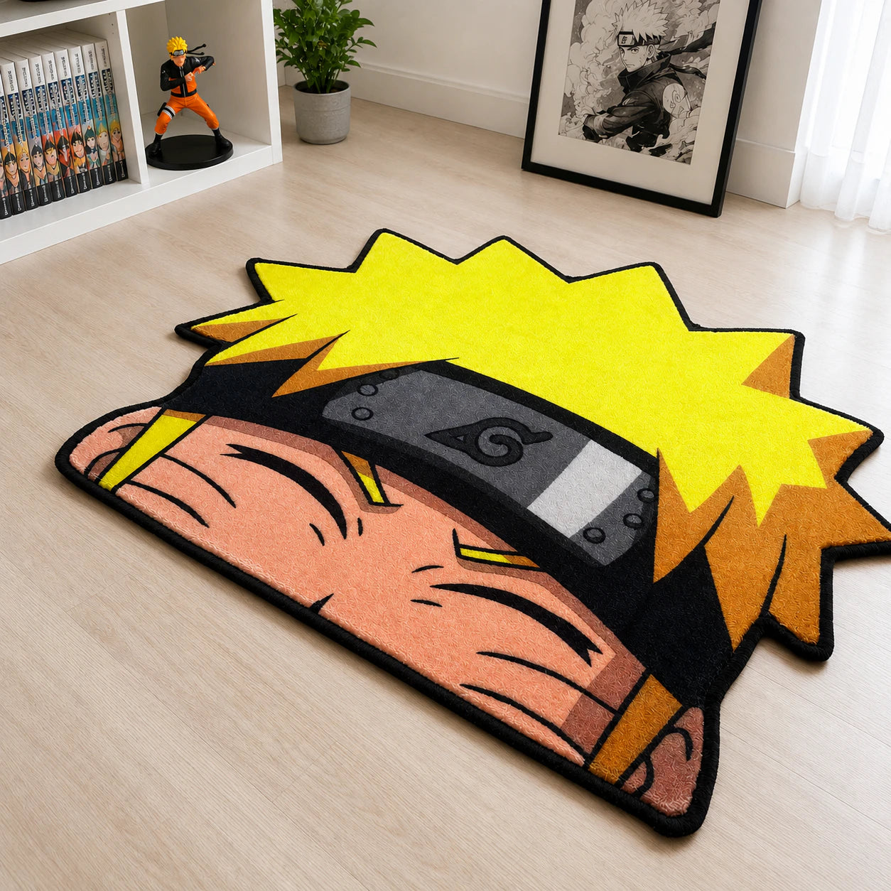 Naruto Rug - Shaped Anime Area Rug
