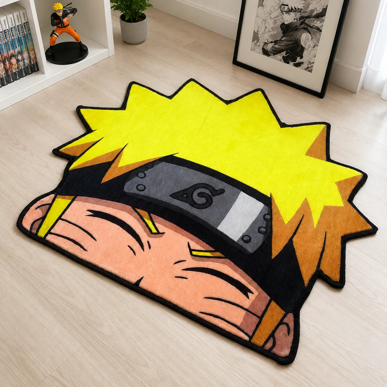 Naruto Rug - Shaped Anime Area Rug