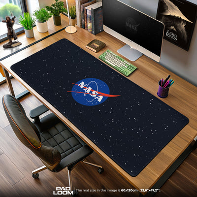 NASA Starfield Mouse Pad, Space Explorer Gaming Desk Mat