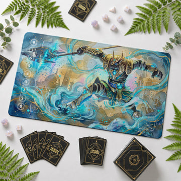 Nasus Ascendant Playmat - LoL Riftbound TCG Mat