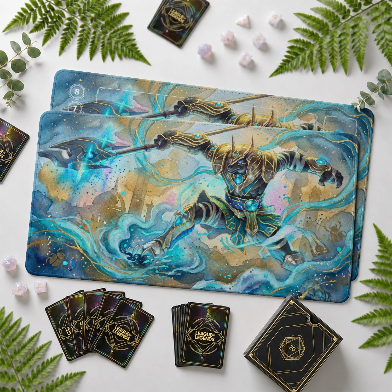 Nasus Ascendant Playmat - LoL Riftbound TCG Mat
