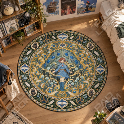 Nausicaa Ohmu Round Rug - Studio Ghibli Chair Mat