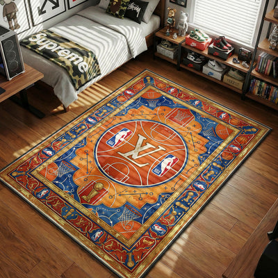 Louis Vuitton NBA Court Rug - Sneakerhead Floor Mat