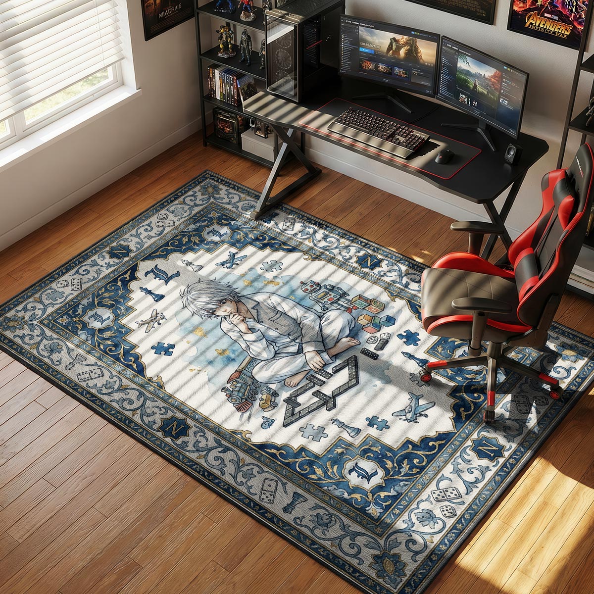 Near Successor Rug - Death Note Chair Mat