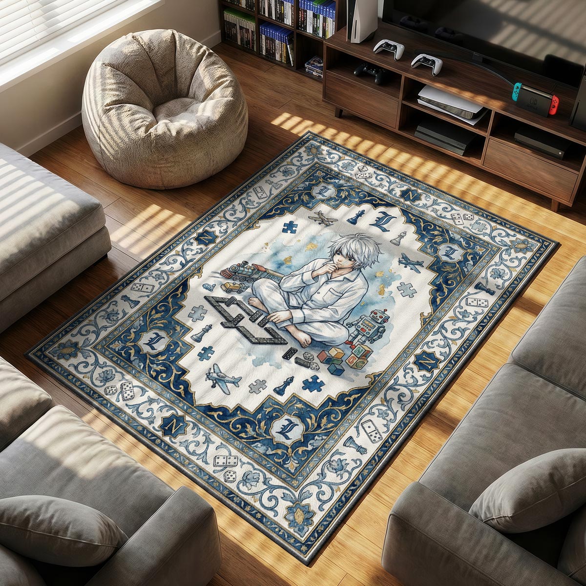 Near Successor Rug - Death Note Chair Mat