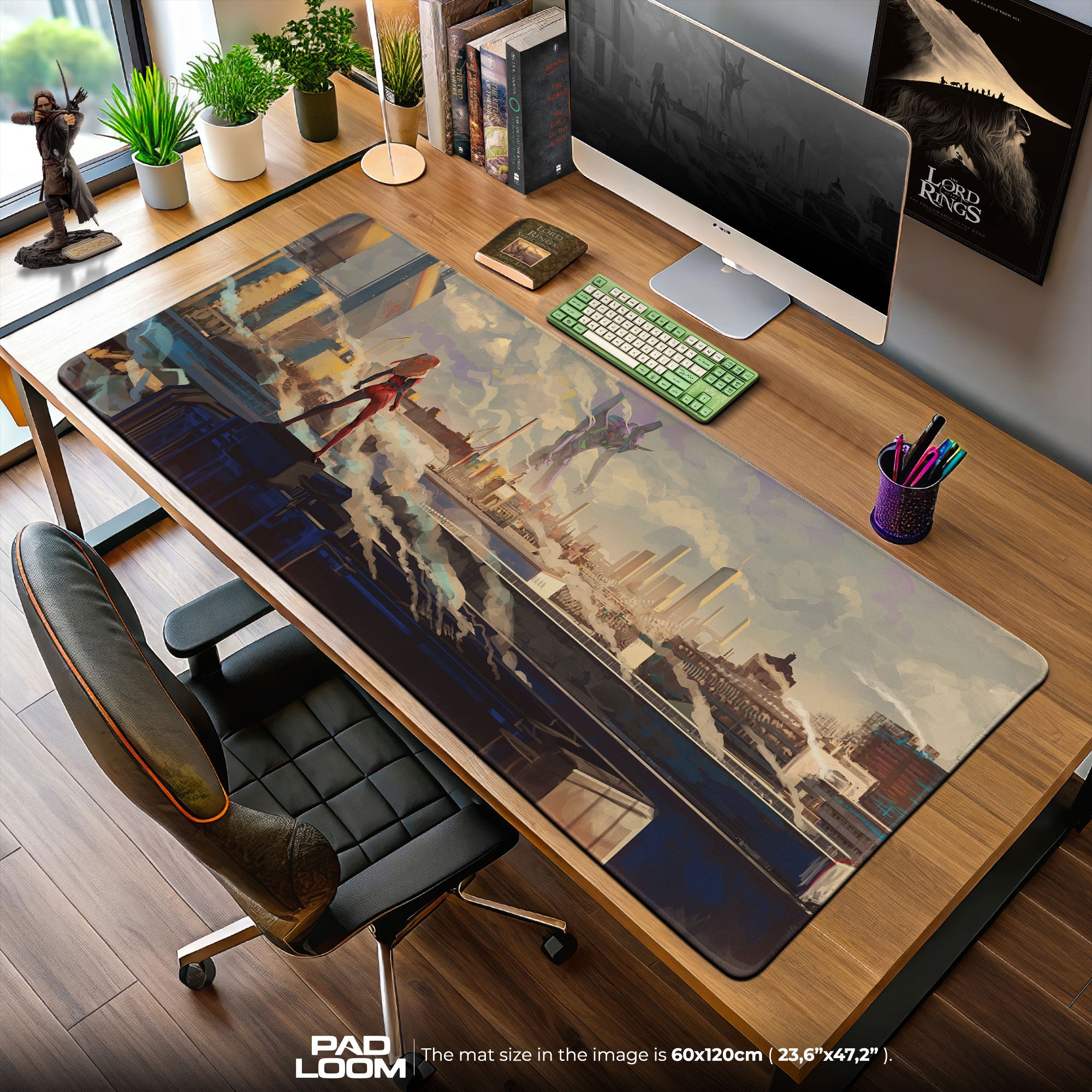 Neon Genesis Evangelion Asuka Mouse Pad – Anime Desk Mat
