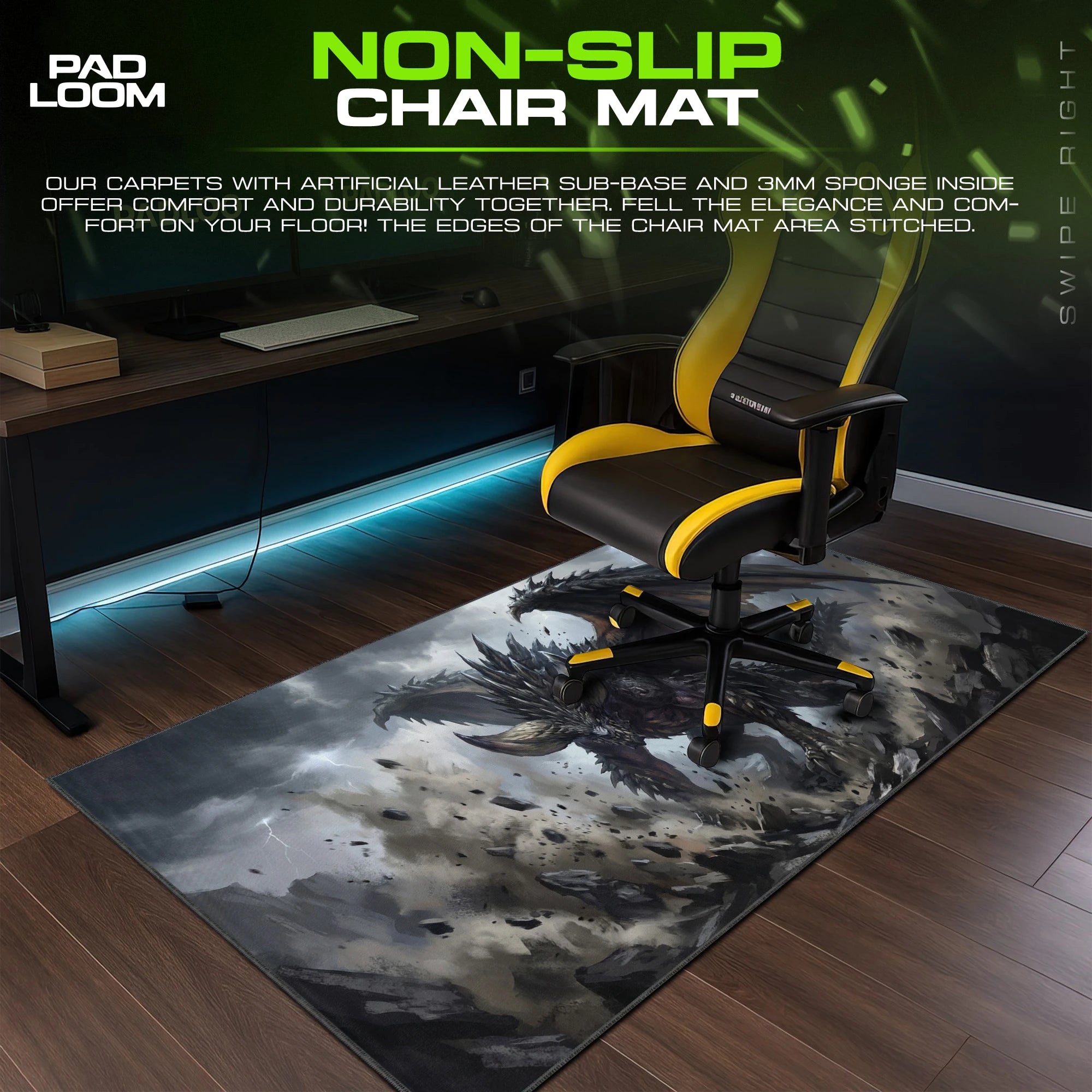 Nergigante Spike Fury Mouse Pad - Monster Hunter Desk Mat